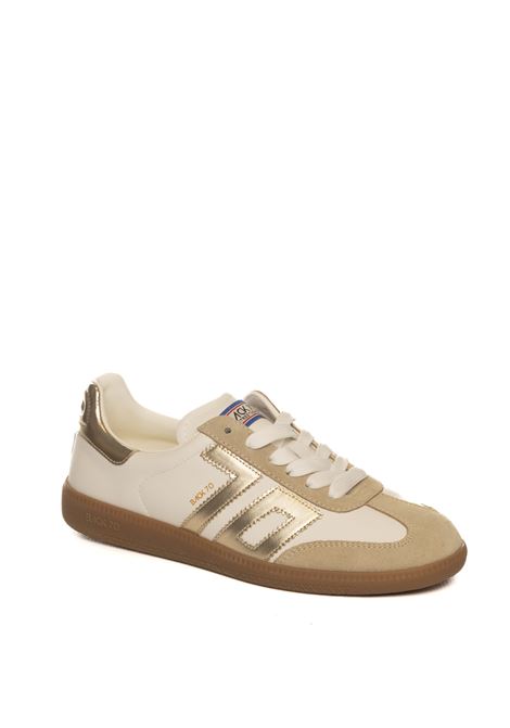 Cloud white/gold sneaker BACK 70 | CLOUD2505METALLIC-17